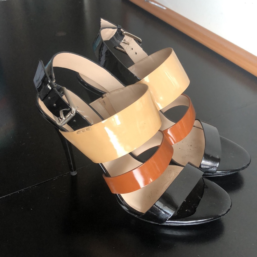 Black and nude Michael Kors heels